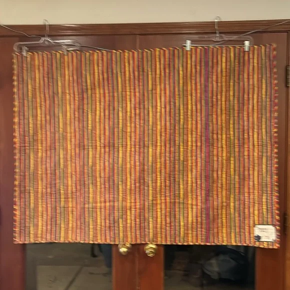 Autographed handmade lap quilt